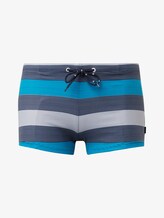 Striped swimming trunks - Men - turquoise/navy Striped swimming trunks - Men - turquoise/navy - 7 - TOM TAILOR