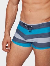 Striped swimming trunks - Men - turquoise/navy Striped swimming trunks - Men - turquoise/navy - 9 - TOM TAILOR