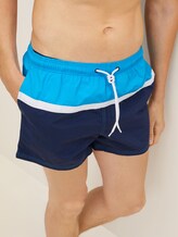 Swimming trunks with block stripes - Men - navy/white Swimming trunks with block stripes - Men - navy/white - 9 - TOM TAILOR
