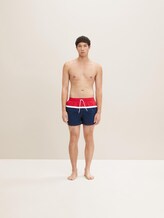 Badehose mit Blockstreifen - Männer - navy/multicolor Badehose mit Blockstreifen - Männer - navy/multicolor - 1 - TOM TAILOR