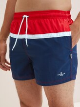 Badehose mit Blockstreifen - Männer - navy/multicolor Badehose mit Blockstreifen - Männer - navy/multicolor - 9 - TOM TAILOR