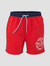 Zwembroek met contrasterende tailleband - Mannen - poppy red Zwembroek met contrasterende tailleband - Mannen - poppy red - 7 - TOM TAILOR