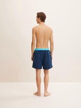Badehose mit abgesetztem Bund - Männer - navy-dress blues Badehose mit abgesetztem Bund - Männer - navy-dress blues - 2 - TOM TAILOR
