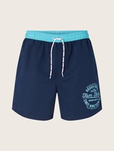 Swimming trunks with a contrasted waistband - Men - navy-dress blues Swimming trunks with a contrasted waistband - Men - navy-dress blues - 7 - TOM TAILOR