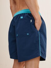 Badehose mit abgesetztem Bund - Männer - navy-dress blues Badehose mit abgesetztem Bund - Männer - navy-dress blues - 9 - TOM TAILOR