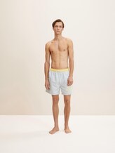 Badehose mit abgesetztem Bund - Männer - anthra Badehose mit abgesetztem Bund - Männer - anthra - 1 - TOM TAILOR