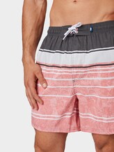 Gemusterte Badehose - Männer - coral/navy/white Gemusterte Badehose - Männer - coral/navy/white - 9 - TOM TAILOR