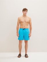 Zwembroek met grote belettering print aan de zijkant - Mannen - turquoise Zwembroek met grote belettering print aan de zijkant - Mannen - turquoise - 1 - TOM TAILOR