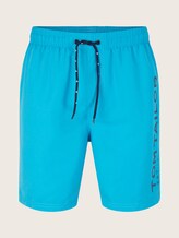 Zwembroek met grote belettering print aan de zijkant - Mannen - turquoise Zwembroek met grote belettering print aan de zijkant - Mannen - turquoise - 7 - TOM TAILOR