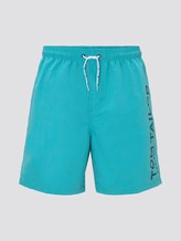 Swimming trunks with a large letter print on the side - Men - ice blue-capri Swimming trunks with a large letter print on the side - Men - ice blue-capri - 7 - TOM TAILOR