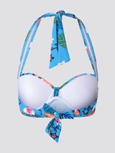 Bikini-Top mit Blumenmuster - Frauen - turquoise/ multicolor Bikini-Top mit Blumenmuster - Frauen - turquoise/ multicolor - 8 - TOM TAILOR