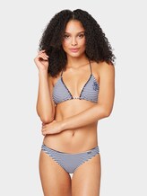 Gestreepte triangelbikinitop - Vrouwen - navy/white Gestreepte triangelbikinitop - Vrouwen - navy/white - 1 - TOM TAILOR