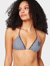 Gestreepte triangelbikinitop - Vrouwen - navy/white Gestreepte triangelbikinitop - Vrouwen - navy/white - 9 - TOM TAILOR