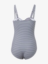 Gestreifter Badeanzug - Frauen - navy/white Gestreifter Badeanzug - Frauen - navy/white - 8 - TOM TAILOR