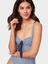 Gestreifter Badeanzug - Frauen - navy/white Gestreifter Badeanzug - Frauen - navy/white - 9 - TOM TAILOR