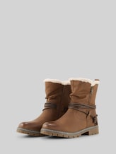 TOM TAILOR Damen Wasserfeste Stiefel mit Fütterung, braun, Uni, Gr. 37