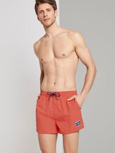Swimming shorts with a badge - Men - coral Swimming shorts with a badge - Men - coral - 5 - TOM TAILOR