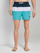 Gestreifte Badeshorts - Männer - dress blue Gestreifte Badeshorts - Männer - dress blue - 1 - TOM TAILOR