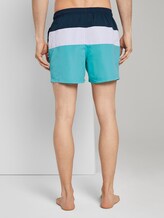 Gestreifte Badeshorts - Männer - dress blue Gestreifte Badeshorts - Männer - dress blue - 2 - TOM TAILOR