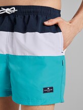 Gestreifte Badeshorts - Männer - dress blue Gestreifte Badeshorts - Männer - dress blue - 9 - TOM TAILOR