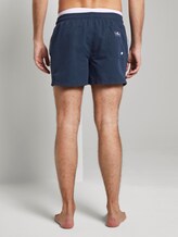 Swimming shorts with a shimmering waistband - Men - dress blue Swimming shorts with a shimmering waistband - Men - dress blue - 2 - TOM TAILOR