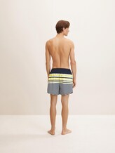 Gestreifte Badeshorts - Männer - dress blue Gestreifte Badeshorts - Männer - dress blue - 2 - TOM TAILOR