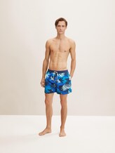 Swimming shorts in a tropical pattern - Men - navy/multicolor Swimming shorts in a tropical pattern - Men - navy/multicolor - 1 - TOM TAILOR