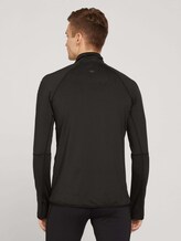 Stretch Langarmshirt mit Reißverschluss - Männer - black Stretch Langarmshirt mit Reißverschluss - Männer - black - 2 - Tom Tailor E-Shop Kollektion