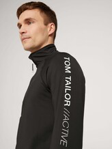 Stretch Langarmshirt mit Reißverschluss - Männer - black Stretch Langarmshirt mit Reißverschluss - Männer - black - 9 - Tom Tailor E-Shop Kollektion