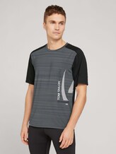 Funktions T-Shirt - Männer - dk grey-melange Funktions T-Shirt - Männer - dk grey-melange - 1 - Tom Tailor E-Shop Kollektion