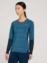 Funktions Langarmshirt - Frauen - dk blue Funktions Langarmshirt - Frauen - dk blue - 1 - Tom Tailor E-Shop Kollektion