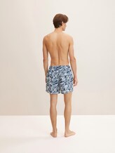 Badeshorts mit Palmenprint - Männer - dress blue AOP Badeshorts mit Palmenprint - Männer - dress blue AOP - 2 - TOM TAILOR
