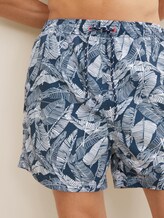 Badeshorts mit Palmenprint - Männer - dress blue AOP Badeshorts mit Palmenprint - Männer - dress blue AOP - 9 - TOM TAILOR