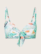Push-Up Bikinitop mit Print - Frauen - white/multicolor Push-Up Bikinitop mit Print - Frauen - white/multicolor - 7 - TOM TAILOR