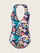 Neckholder Badeanzug mit Print - Männer - dress blue AOP Neckholder Badeanzug mit Print - Männer - dress blue AOP - 7 - TOM TAILOR