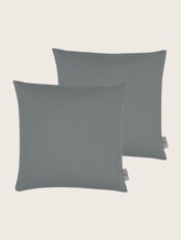 Basic Kissenhülle aus Baumwolle - unisex - grey Basic Kissenhülle aus Baumwolle - unisex - grey - 7 - TOM TAILOR