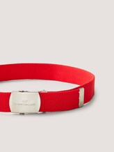 Skatergürtel aus Baumwolle - unisex - red uni Skatergürtel aus Baumwolle - unisex - red uni - 9 - TOM TAILOR