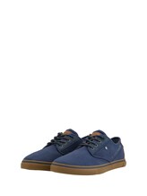 TOM TAILOR Herren Sneaker zum Binden, blau, Uni, Gr. 41