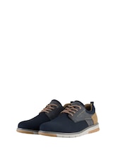 TOM TAILOR Herren Sneaker mit hochwertigem Kunstleder, blau, Uni, Gr. 42