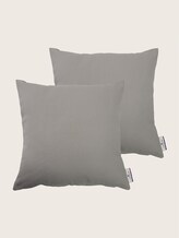 basic cushion cover - unisex - grey basic cushion cover - unisex - grey - 7 - TOM TAILOR