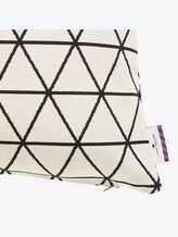 cushion cover with triangular pattern - unisex - offwhite-black cushion cover with triangular pattern - unisex - offwhite-black - 4 - TOM TAILOR