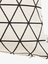 cushion cover with triangular pattern - unisex - offwhite-black cushion cover with triangular pattern - unisex - offwhite-black - 9 - TOM TAILOR