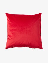 Cushion cover with velvet look - unisex - red Cushion cover with velvet look - unisex - red - 8 - TOM TAILOR