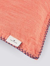 Kissenhülle mit kontrastfarbener Seitennaht - unisex - coral blue Kissenhülle mit kontrastfarbener Seitennaht - unisex - coral blue - 10 - TOM TAILOR
