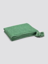 Decke mit Quasten - unisex - green Decke mit Quasten - unisex - green - 7 - TOM TAILOR