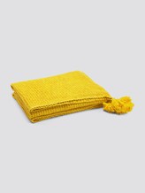 Decke mit Quasten - unisex - yellow Decke mit Quasten - unisex - yellow - 7 - TOM TAILOR
