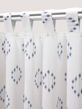 Gemusterter Vorhang mit Leinen - unisex - blue Gemusterter Vorhang mit Leinen - unisex - blue - 9 - TOM TAILOR