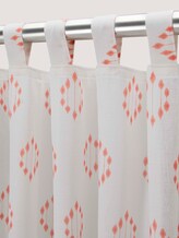 Gemusterter Vorhang mit Leinen - unisex - coral Gemusterter Vorhang mit Leinen - unisex - coral - 9 - TOM TAILOR