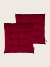 Unifarbenes Sitzkissen - unisex - dk.red Unifarbenes Sitzkissen - unisex - dk.red - 7 - TOM TAILOR