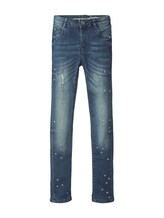 TOM TAILOR Mädchen Jeans mit Nieten, blau, Gr.170